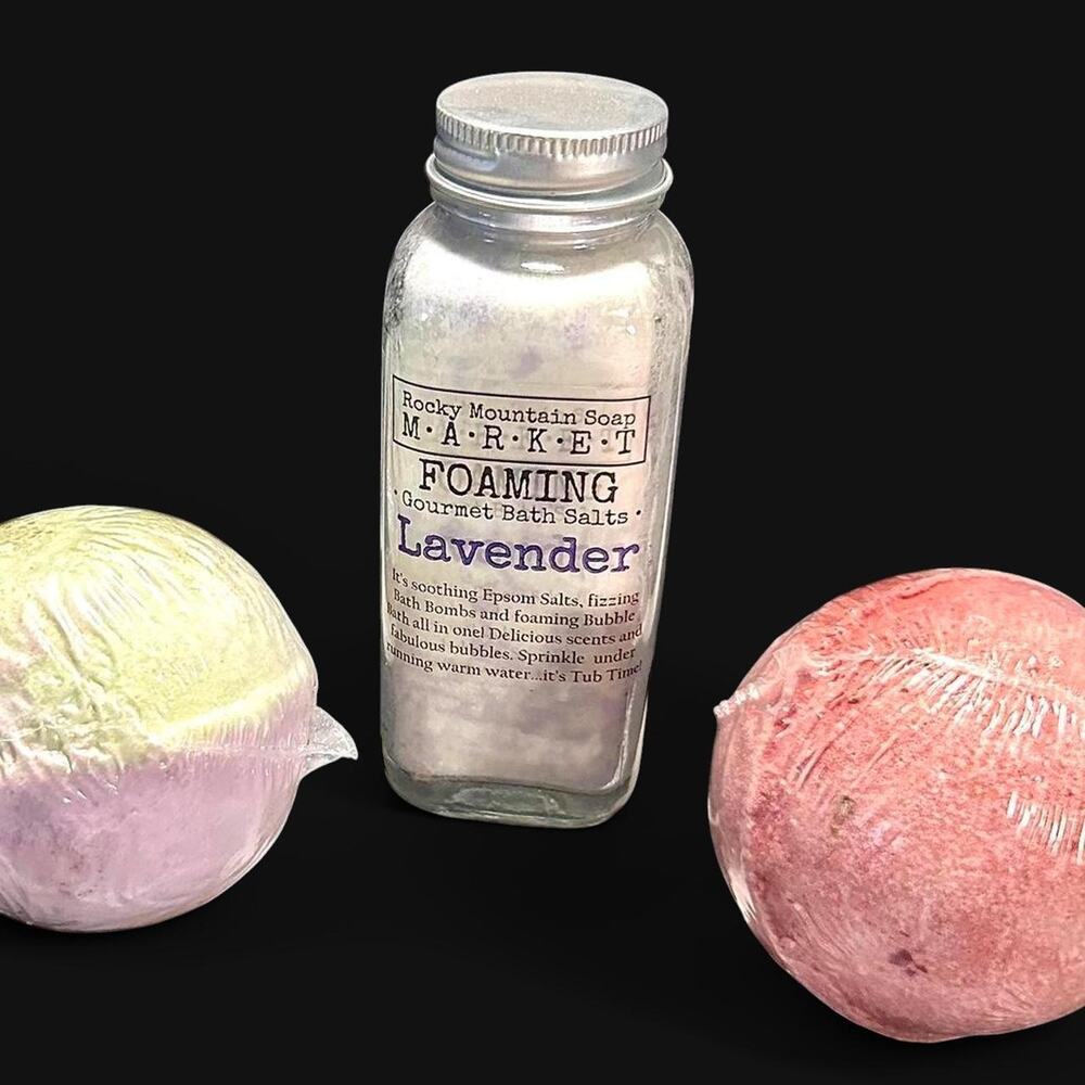 Lavender bath salts and mixed